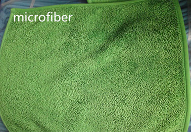 30*40 Cm 450gsm Mikrofiber Toz Paspas Yeşil Bükümlü Süper Su Emme Zemin Toz Paspas