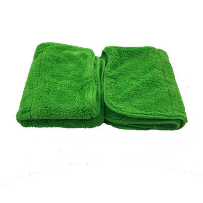 Polyester Poliamid Mikrofiber Temizlik Bezi Yeşil Mercan Polar 30x30