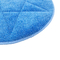 48cm Çaplı Mavi Mikrofiber Islak Paspas PedleriBüküm İpliği Yuvarlak Şekil