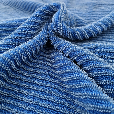 Mikrofiber Temizlik Bezi 500gsm Mavi Islak Büküm Su Emme