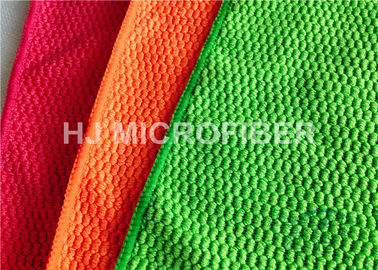 Jacquard Pattern Microfiber Pearl Cloth For Kitchen  / Eco Friendly Cleaning Cloths